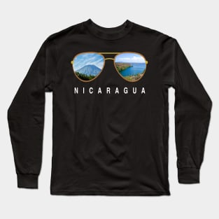 Nicaragua Sunglasses Long Sleeve T-Shirt